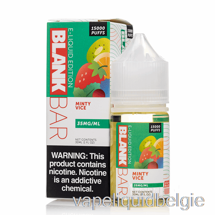 Vape Smaken Mint Vice - Blanco Staafzout - 30ml 35mg